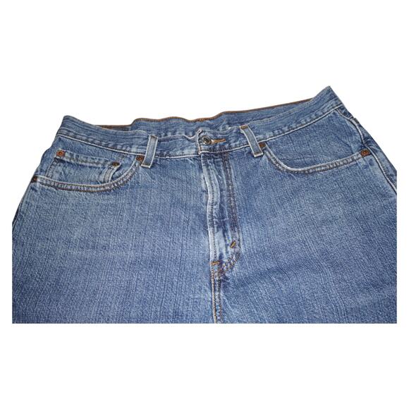 Vintage Levi’s 550 Relaxed Fit Denim Shorts Blue Jean Cutoffs 90s USA Made Style - Picture 4 of 5